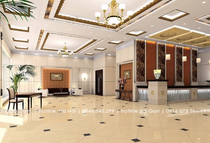 Thiết kế thi công nội thất khách sạn chị Thanh 2018
